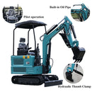 Heavy-Duty Mini 1.8T Excavator Crawler Digger With Hydraulic Thumb (SAK83917)