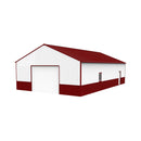 [31X51FT] Alora Heavy-Duty Outdoor Steel Garage Barn Storage Shed (SAK83146)