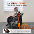 Heavy-Duty Premium Electric Folding Stair Climbing Wheelchair Hand Truck Dolly, 450LBS (SAK23175)