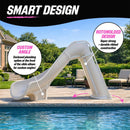 Heavy-Duty Commercial Reinforced Leak-Proof Waterslide With Handrails (SAK93157)