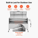 Heavy-Duty Spit Roaster Rotisserie BBQ Grill For Pig, Lamb And Chicken (SAK59286)