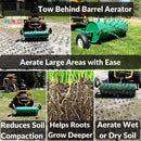 Heavy-Duty Water-Filled Pull-Behind Spike Roller Lawn Aerator (SAK28193)