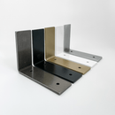 Heavy Duty Brackets for Glass, Marble, or Stone Shelves