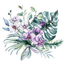 Fashionable Purple Orchid Wallpaper