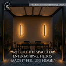 Helios Outdoor LED Wall Lamp - Open Box