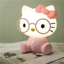 Hello kitty red & pink cartoon animal night light bedroom lamp