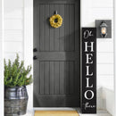 Hello There Porch Leaner Welcome Sign