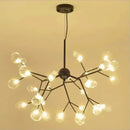 Heracleum firefly gold glass ball chandelier dining room light