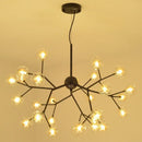 Heracleum firefly gold glass ball chandelier dining room light
