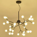 Heracleum firefly gold glass ball chandelier dining room light