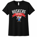 Herbie Husker Women's T-Shirt | Black | Multiple Sizes | Lou's Sporting Goods | 25N13DM104L