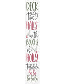 Here Comes Santa Claus Christmas Porch Sign