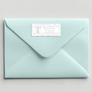 Hex Shapes Address Label