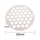 Hexagonal black non stick aluminum dumpling maker mold kitchen tool
