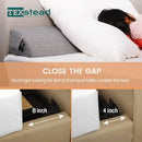 DecorBites™ Bed Headboard Pillow Wedge - Mattress Gap Filler for Comfortable Sleep