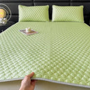 DecorBites™ Cool Latex Filled Bed Sheet Set with Ice Silk Cooling Mat & Pillowcases