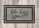 Hey You Door Mat