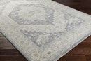 Sema Blue Medallion Thick Luxe Area Rug