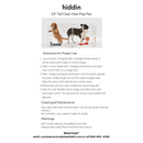 Add-on or Replacement Feet for Playpens