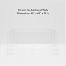 Clear Step-Over Pet Playpen , 24" High