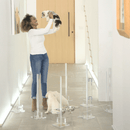 Clear Pet Playpen, 32" High with Door