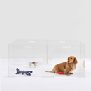 Clear Step-Over Pet Playpen , 24" High