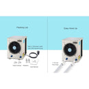 High-Output 4K Gallons Electric Swimming Pool Heater Pump For Above And Inground Pools (SAK51482)
