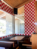 Checkers Wallpaper, red