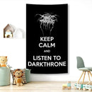 Hippie black metal tapestry flag size chart for bedroom art