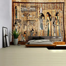 Hippie style egyptian pharaoh mural tapestry bedroom wall hanging