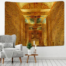 Hippie style egyptian pharaoh mural tapestry bedroom wall hanging