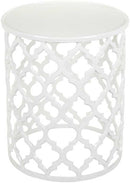 Pram White End Table