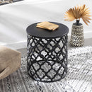 Pram Black End Table