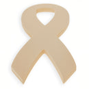 Awareness Ribbon Unfinished Wooden Shape Craft Cutout DIY Unpainted 3D Plaque 6 Inches