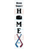 Hockey Home Porch Leaner Welcome Sign