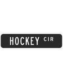 Hockey Street Sign Metal Sign