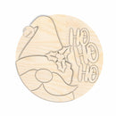 Unfinished Wood Ho Ho Ho Christmas Door Sign Kit | Wood Craft Cutouts | 1/4" Thick |