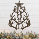 Antler tree with Holiday NOEL