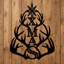 Holiday XMAS with Antler Tree Design