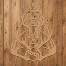 Holiday XMAS with Antler Tree Design