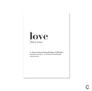 Home Family Love Canvas