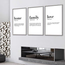 Home Family Love Canvas