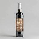 Home Runs Wine Label