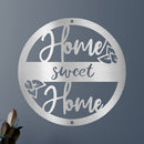 Metal Wall Art - Home Sweet Home Name Sign