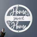 Metal Wall Art - Home Sweet Home Name Sign