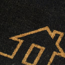 Home View - Black Coir Doormat