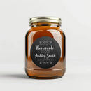 Homemade Chalkboard Canning Labels