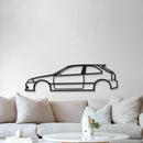 Civic EK Metal Car Wall Art - MT0901