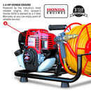 1.6HP Skid Sprayer Barrel Mount Only with Honda GX35 100ft Hose and 500 PSI Pump for Pest Control