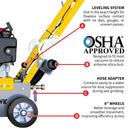 PRE ORDER: 10" Honda Concrete Floor Grinder 10HP GXV390 Motor for Smoothing, Floor Prep, Coatings